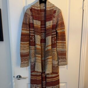Free People Earthy Tones Cardigan